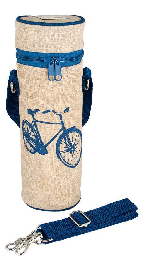 Blue Bicycle Bottle Bag