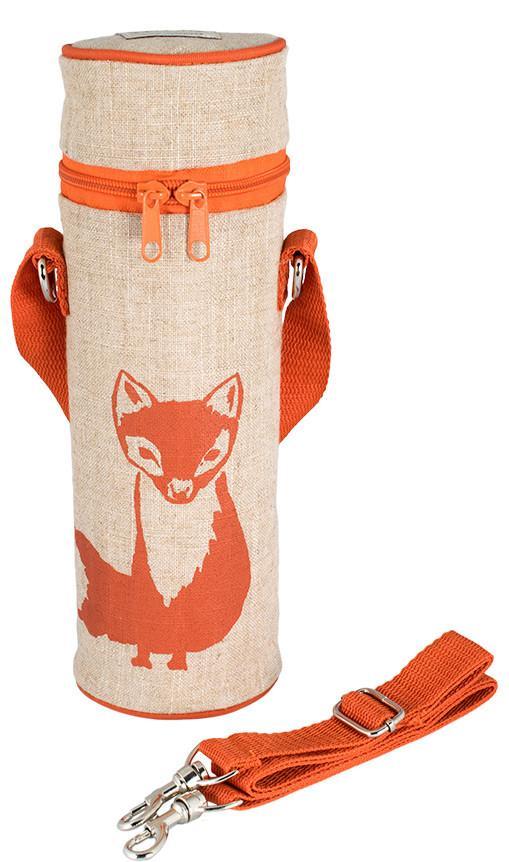 Orange Fox Bottle Bag