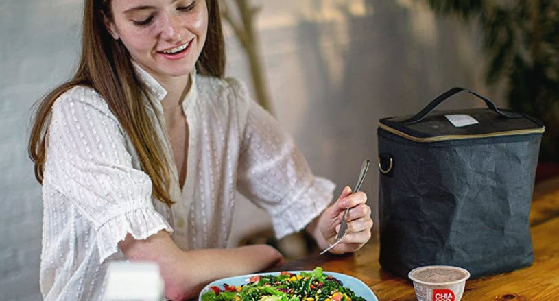 Black Paper Lunch Poche