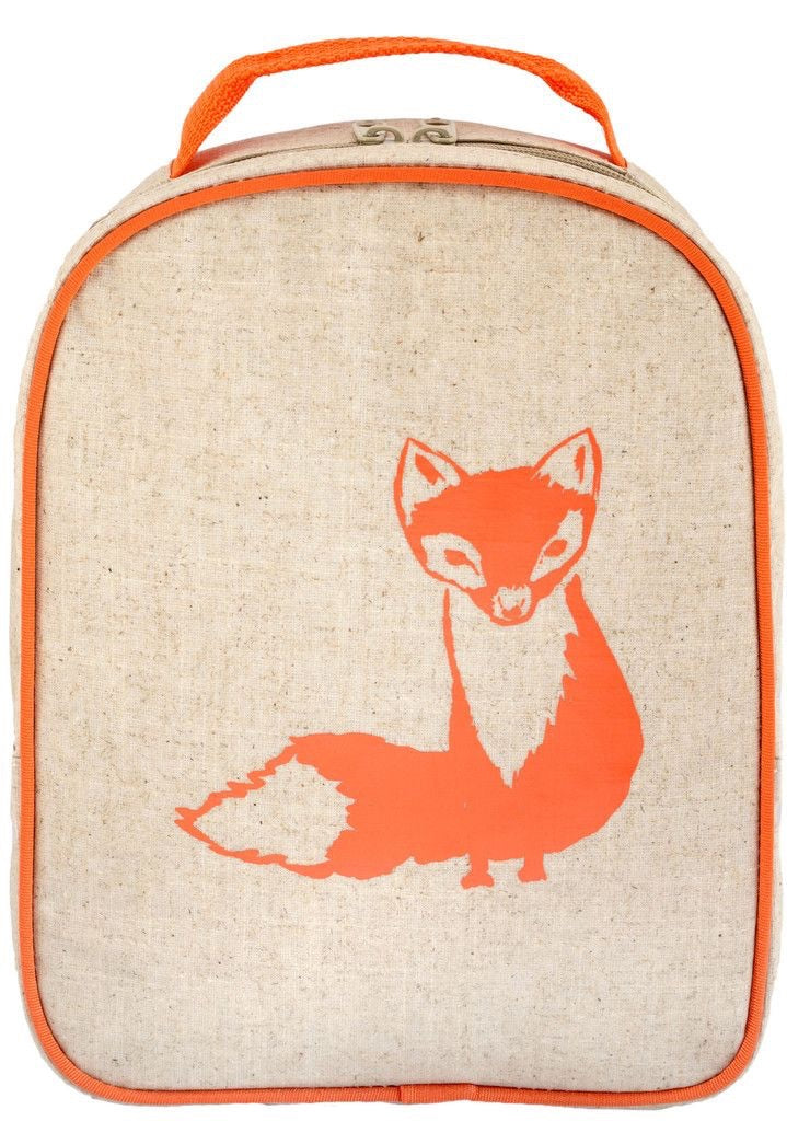 Orange Fox Matching Lunch Box To Toddler Backpack