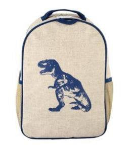 Blue Dino Toddler Backpack