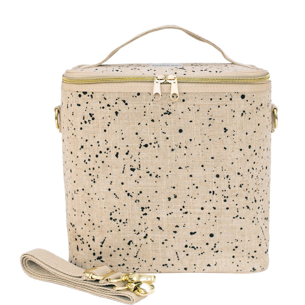 Linen - Splatter Lunch Poche