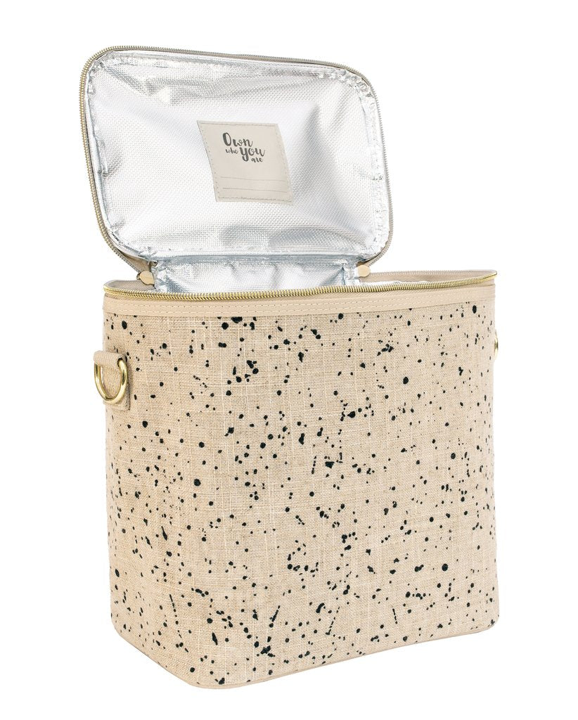 Linen - Splatter Lunch Poche